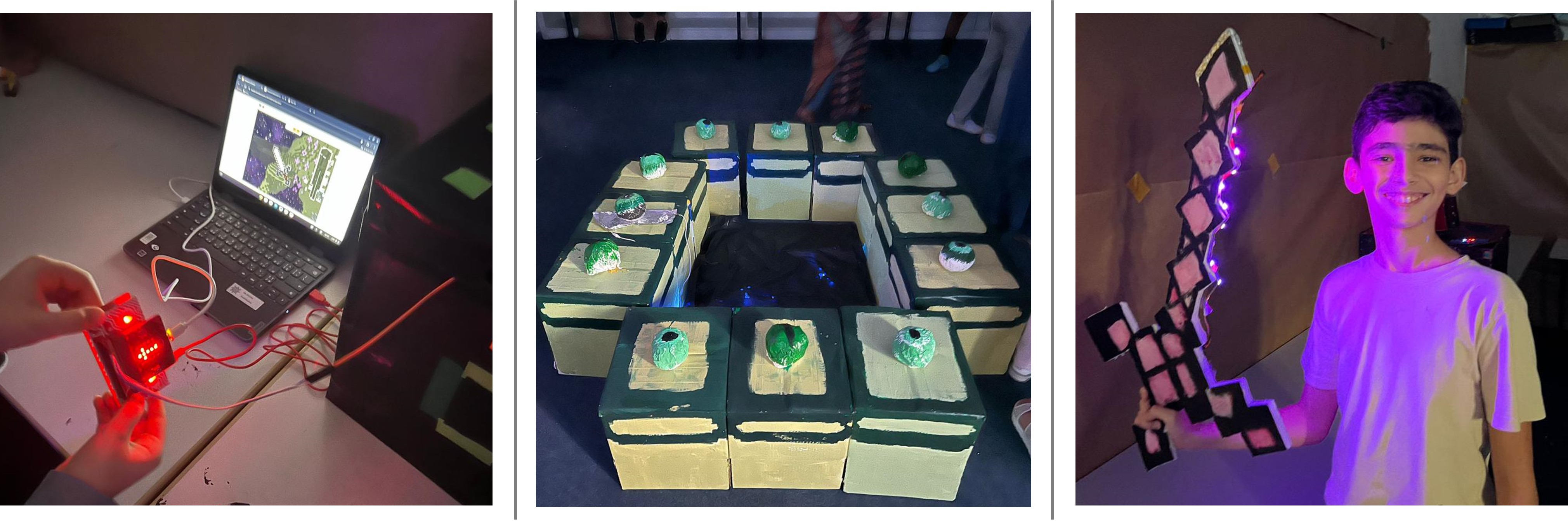 Escape Room Images from Takween using micro:bit and MakeyMakey